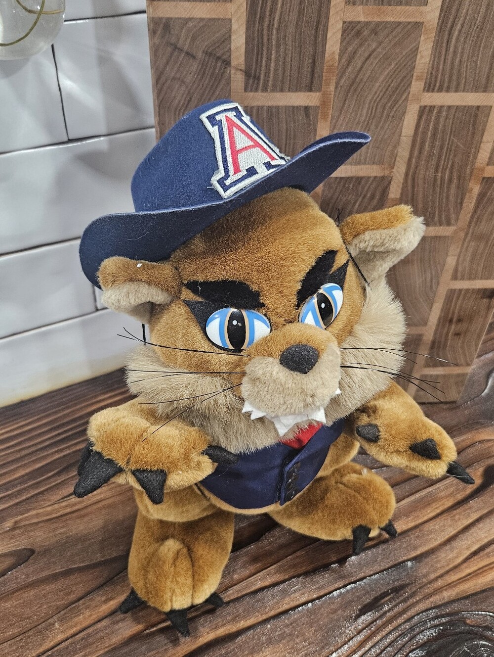 Vintage Very Rare University Of Arizona Wildcats Plush